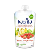 Kabrita Banana, Strawberry And Apple Puree With Sweet Goat Milk Cream 100G (1002871) - Euromallusa