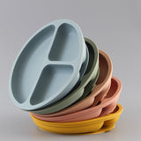 Silicone Divided Suction Plate (Sage) - Euromallusa