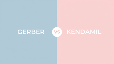 Gerber Good Start vs Kendamil: Gentle Pro vs Stage 1 (2026 Guide)