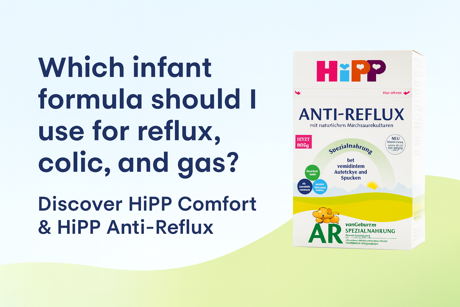 Which Infant Formula Should I Use for Reflux, Colic, and Gas? + HiPP Specialty Formulas