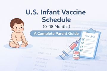 U.S. Infant Vaccine Schedule (0–18 Months): A Complete Parent Guide