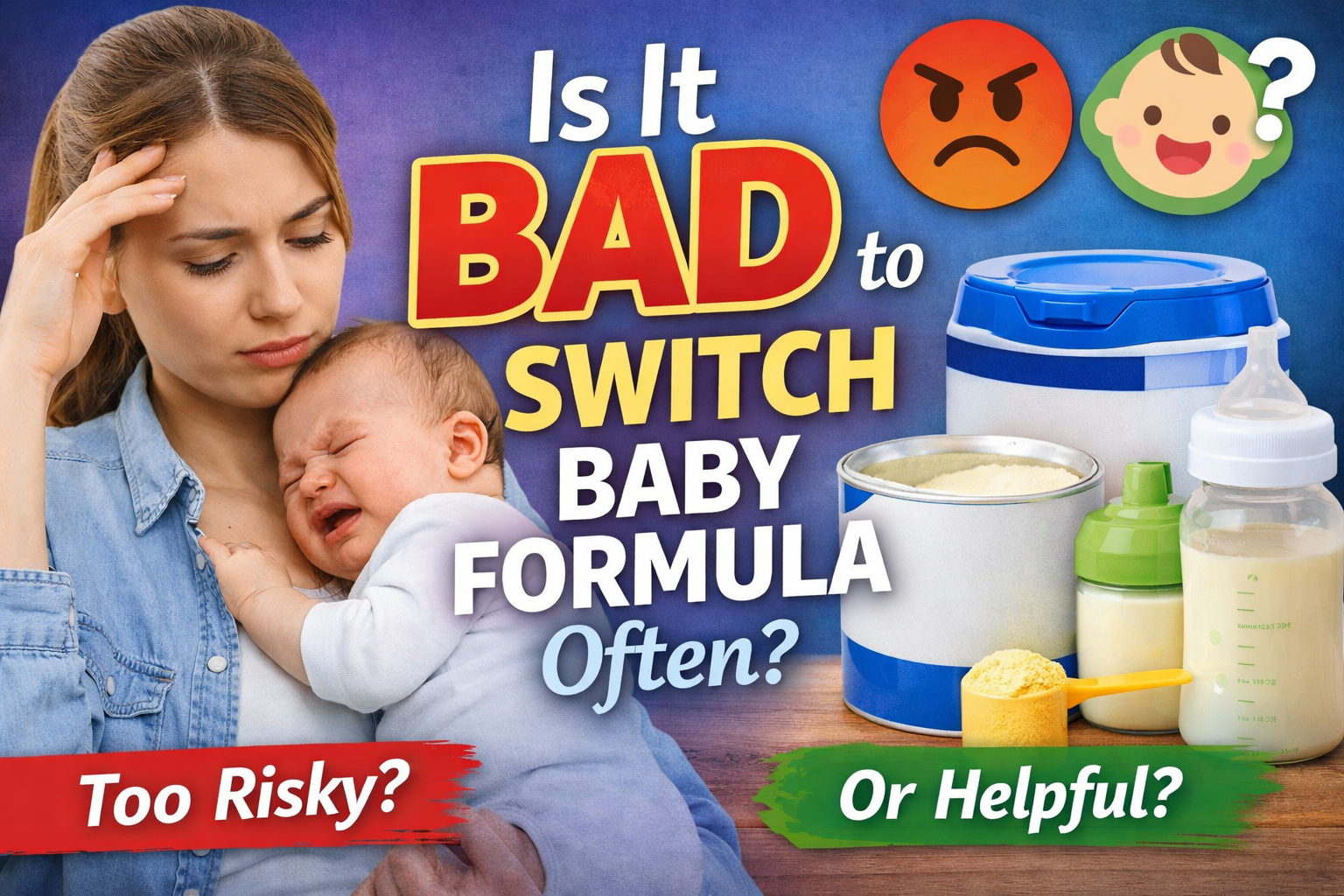 Is It Bad to Switch Baby Formula Often?