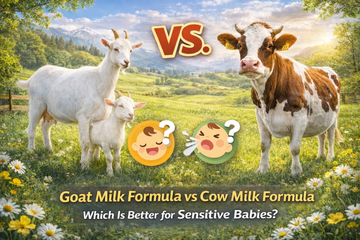 Goat Milk Formula vs Cow Milk Formula: Which Is Better for Sensitive Babies?