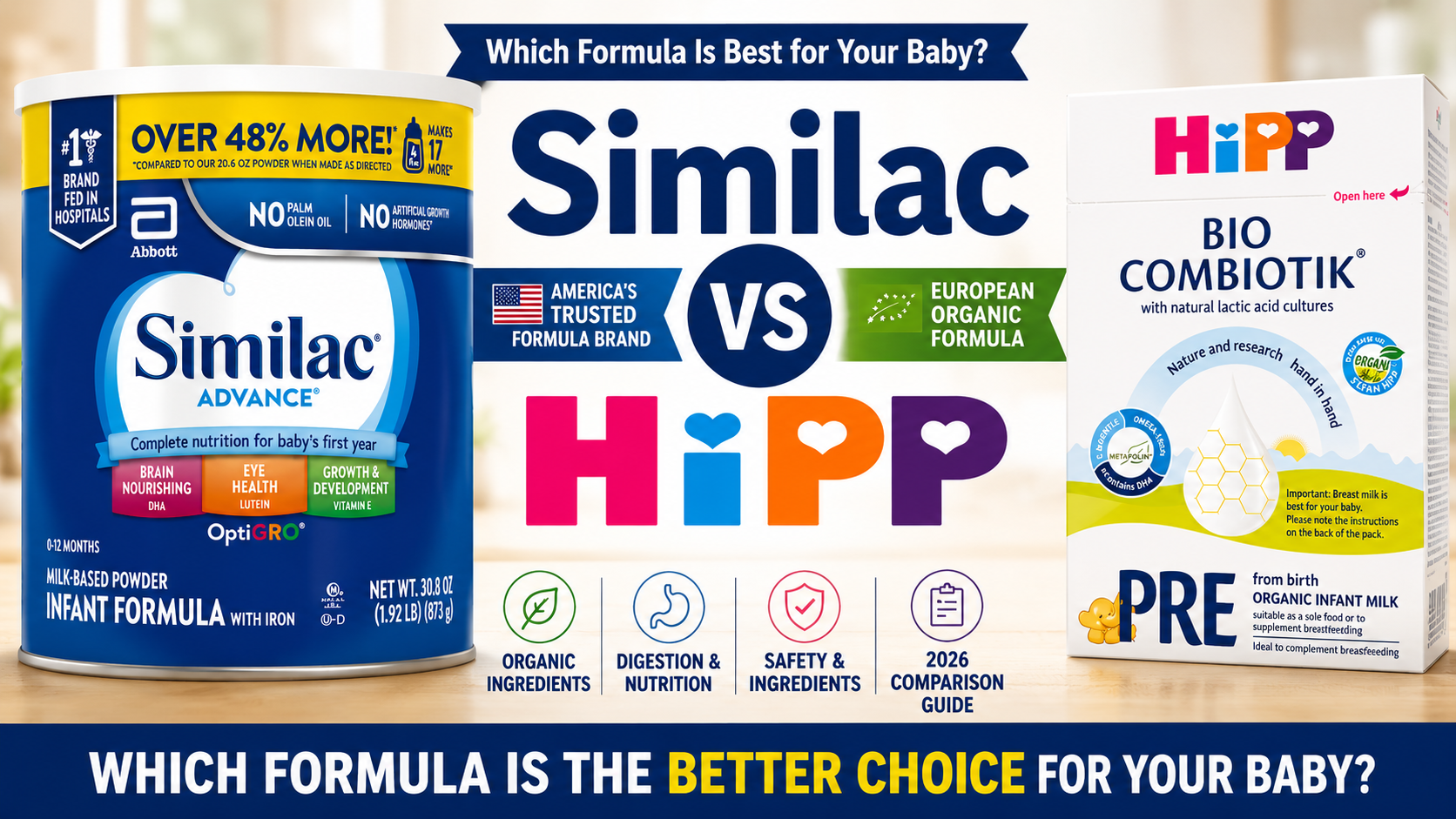 Similac vs HiPP Formula: Which Should Parents Choose? (2026)