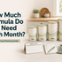 How Much Baby Formula Do I Need? Monthly Can Calculator by Formula Size