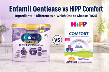 Enfamil Gentlease vs HiPP Comfort: Ingredients, Differences & Which One to Choose (2026)