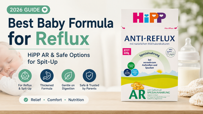 Best Baby Formula for Reflux (2026 Guide): HiPP AR & Safe Options for Spit-Up