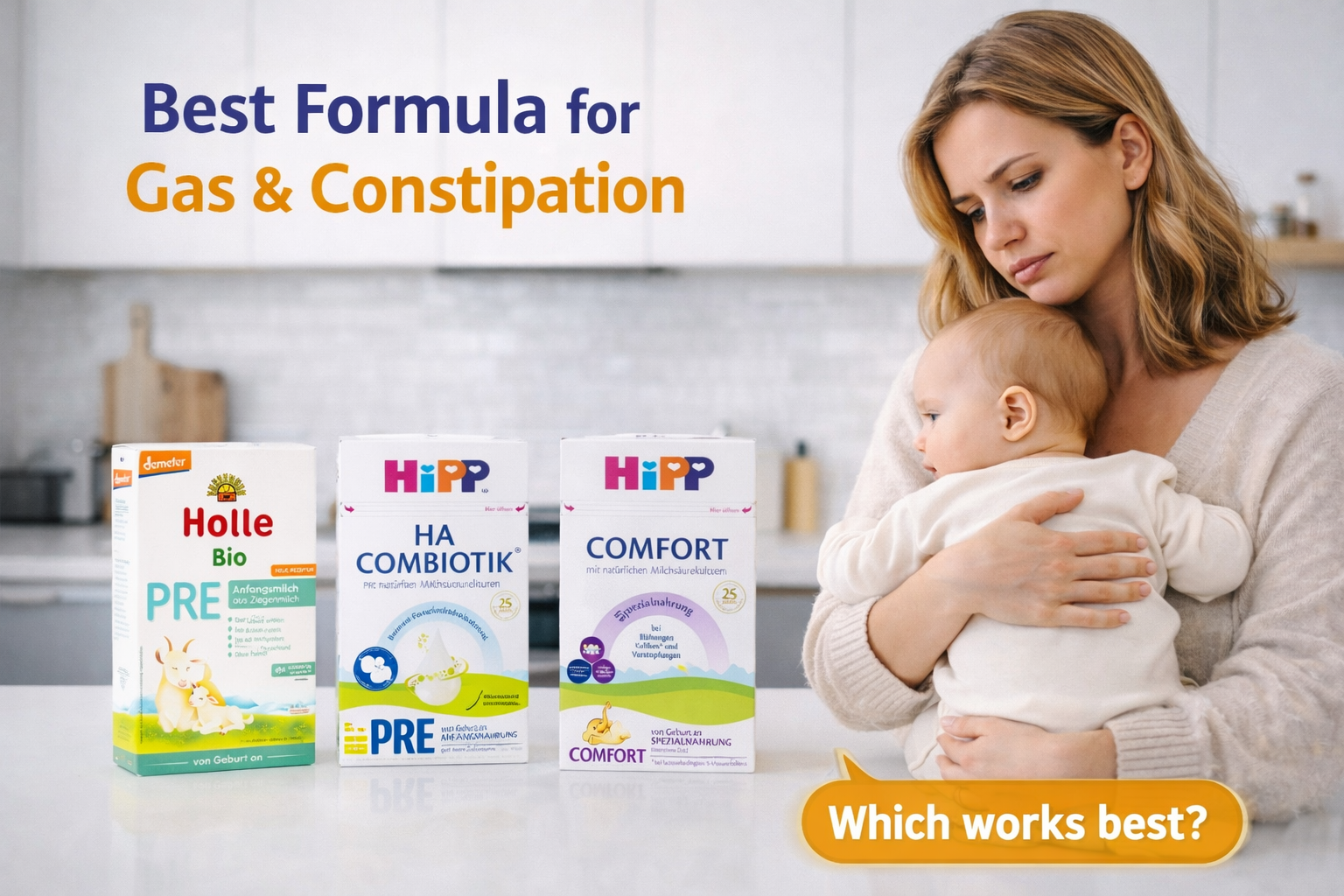 Best Baby Formula for Gas & Constipation (2026 Parent Guide)