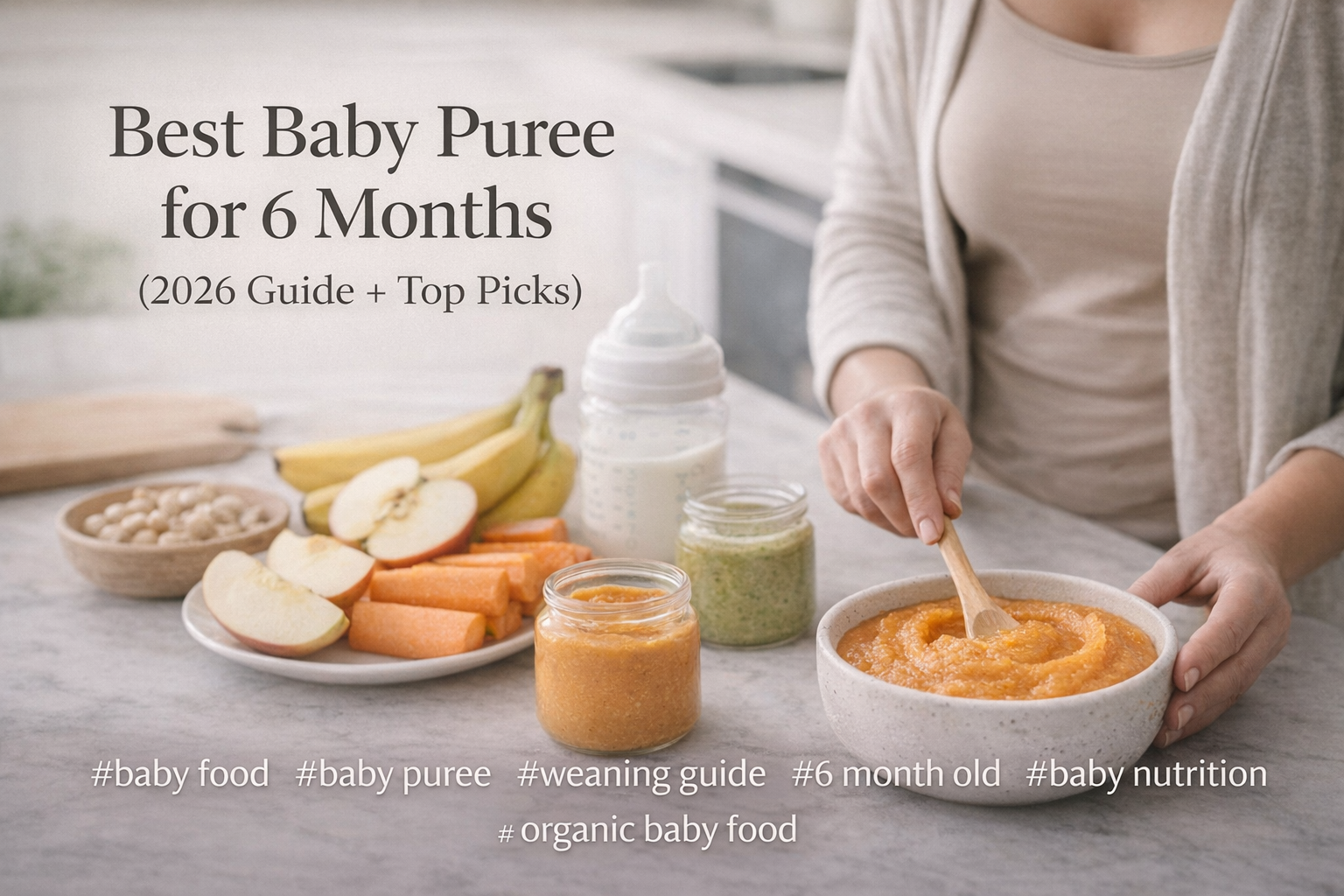 Best Baby Puree for 6 Months (2026 Guide + Top Picks)