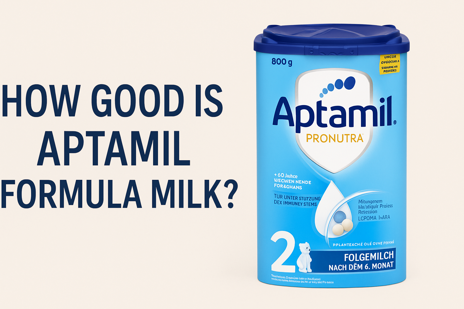 How Good Is Aptamil Formula Milk?