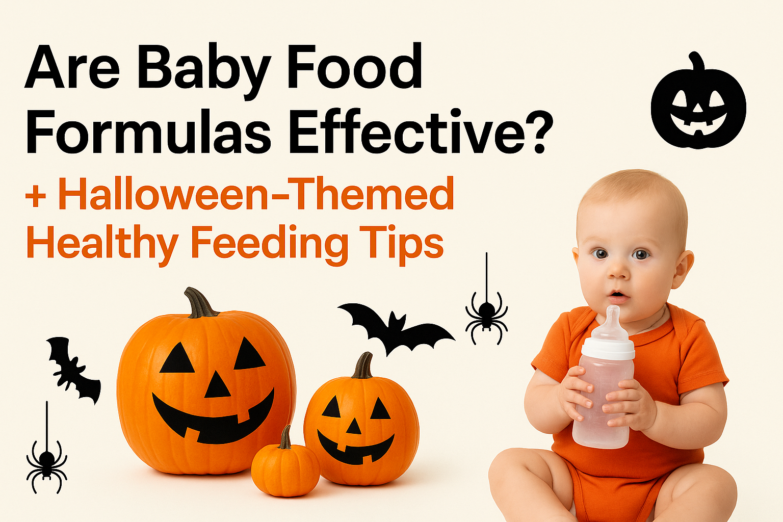 Are Baby Food Formulas Effective? + Halloween-Themed Healthy Feeding Tips