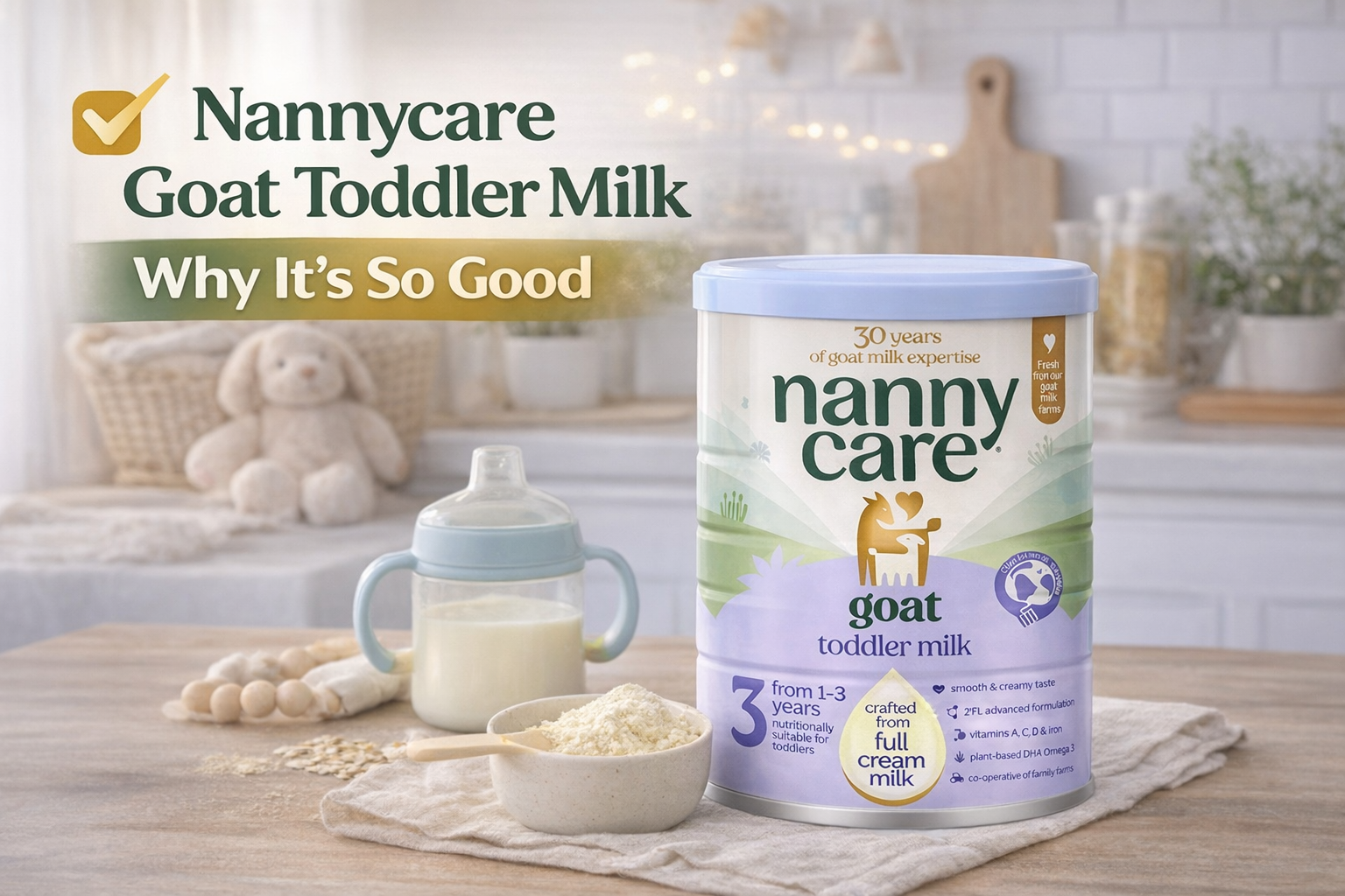Nannycare Goat Milk Formula Review (2026) – Pros, Cons and Who It’s Best For