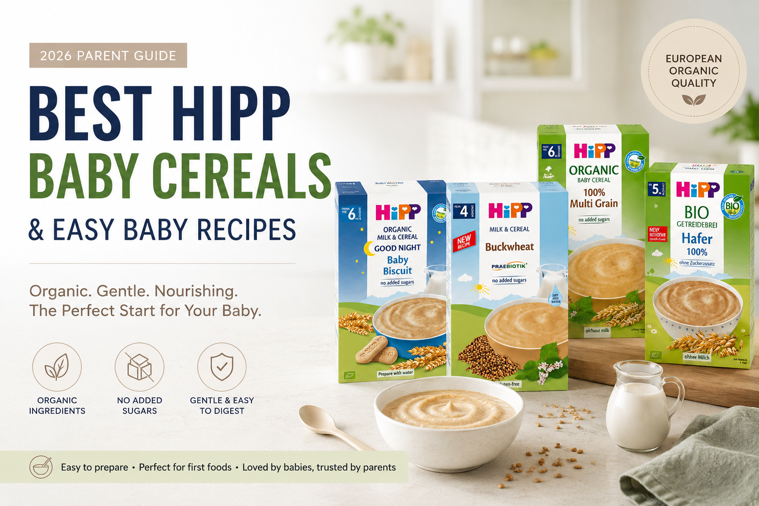 Best HiPP Baby Cereals & Easy Baby Cereal Recipes (2026 Guide)