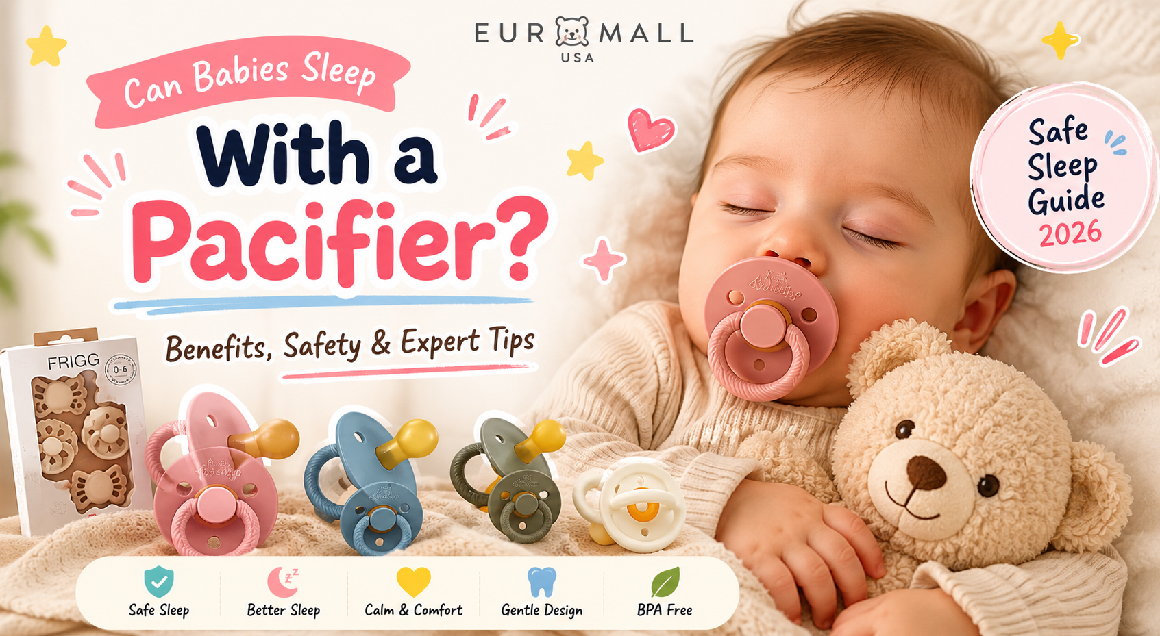 Can Babies Sleep With a Pacifier? (2026 Parent Guide)