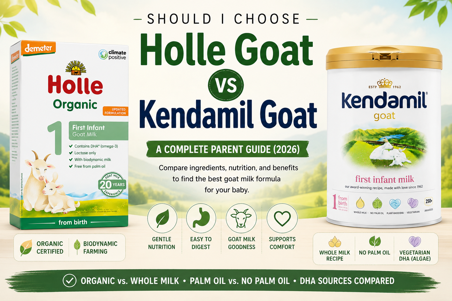 Should I Choose Holle Goat or Kendamil Goat Formula? A Complete Parent Guide (2026)