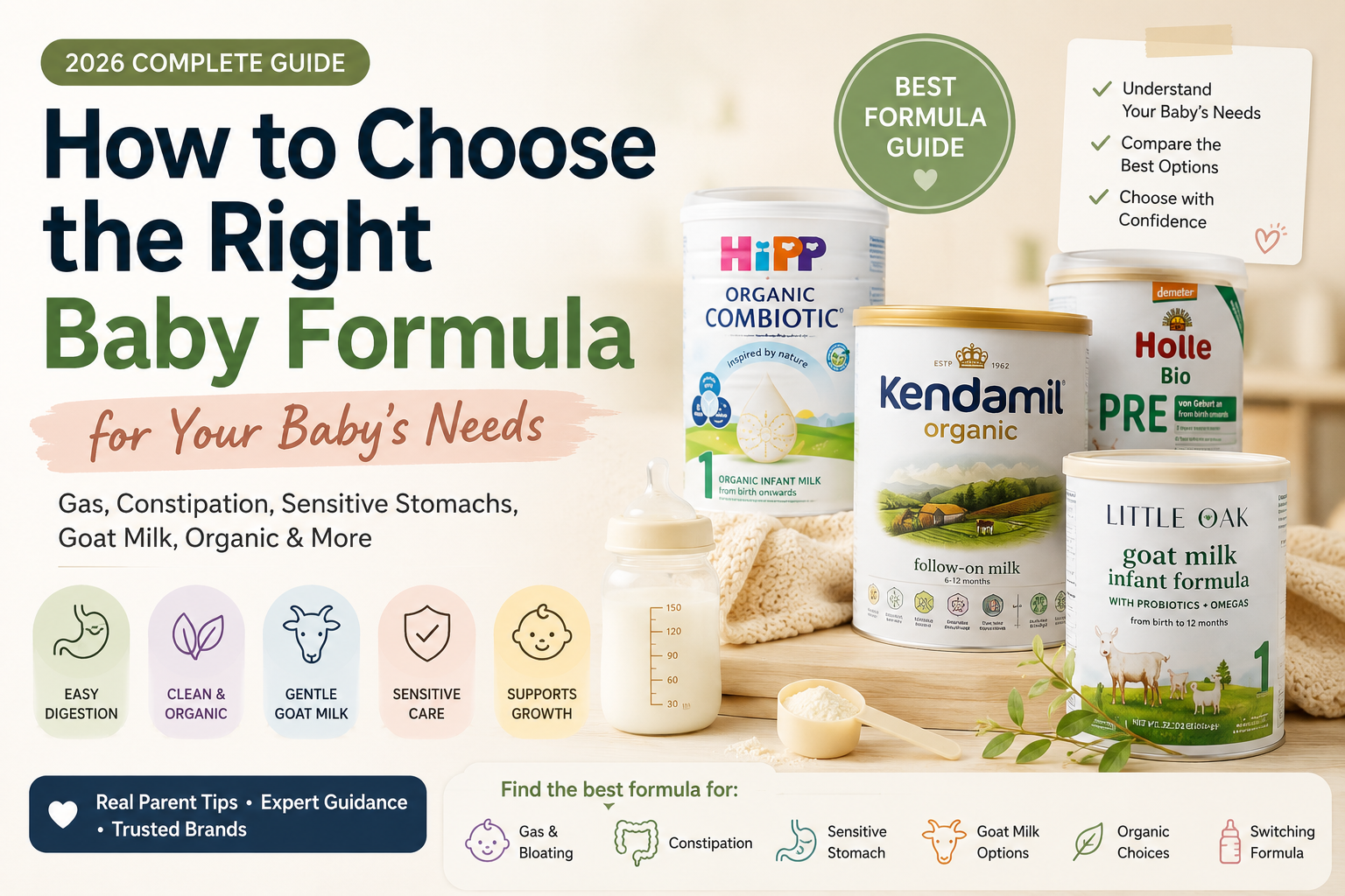 How to Choose the Right Baby Formula for Your Baby’s Needs (2026 Guide)