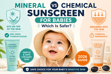 Mineral vs Chemical Sunscreen for Babies: Which Is Safer? (2026 Guide)