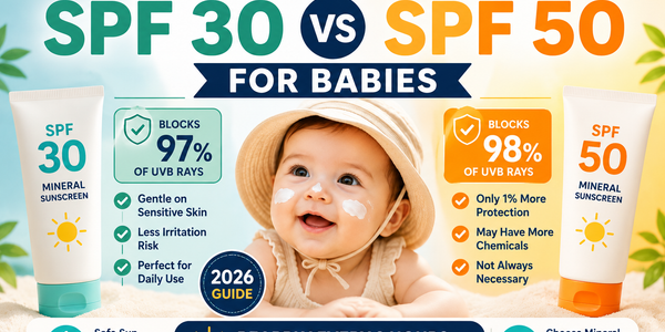 SPF 30 vs SPF 50 for Babies: Which One Is Better? (2026 Guide)