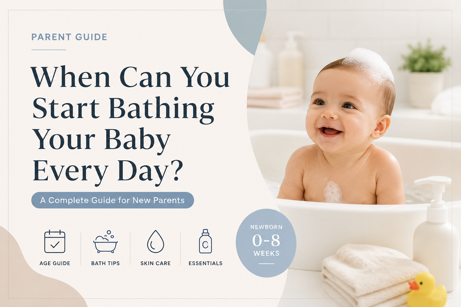 When Can You Start Bathing Your Baby Every Day?