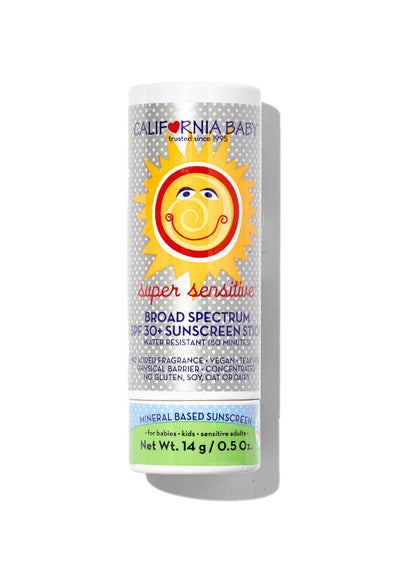 California Baby Super Sensitive Mineral Sunscreen SPF 30+ – Fragrance Free Broad Spectrum Protection