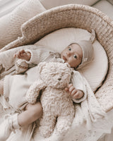 Novelty Knit Baby Romper - Heather Beige