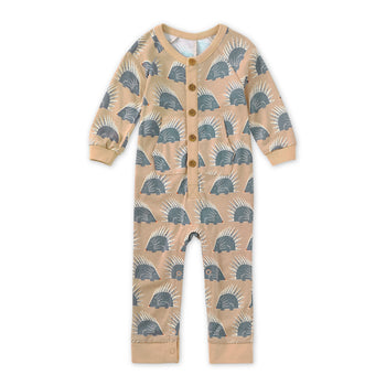 Apple Park Bamboo Blend Kangaroo Romper - Chill Quill