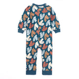 Apple Park Bamboo Blend Kangaroo Romper - Squirrel Scurry