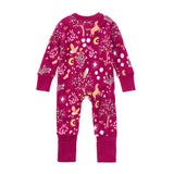 Apple Park Bamboo Blend Convertible Coverall - Woodland Dreams