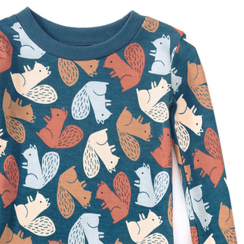 Apple Park Bamboo Blend Pajamas - Squirrel Scurry