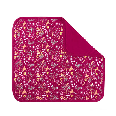 Apple Park Bamboo Blend 2-ply Receiving Blanket - Woodland Dreams