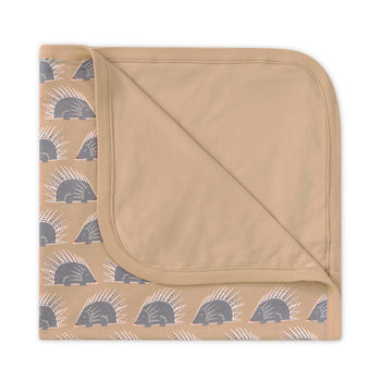 Apple Park Bamboo Blend 2-ply Receiving Blanket - Chill Quill