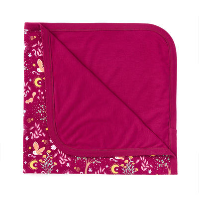Apple Park Bamboo Blend 2-ply Receiving Blanket - Woodland Dreams