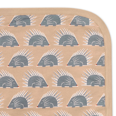 Apple Park Bamboo Blend 2-ply Receiving Blanket - Chill Quill