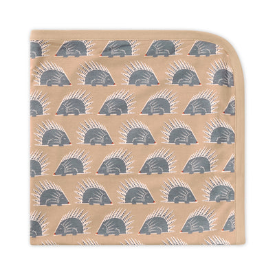 Apple Park Bamboo Blend 2-ply Receiving Blanket - Chill Quill