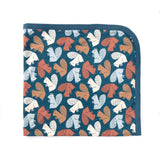 Apple Park Bamboo Blend 2-ply Receiving Blanket - Squirrel Scurry