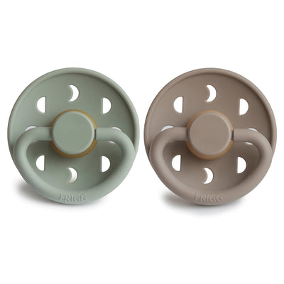FRIGG Moon Rubber Pacifier – Natural Latex Baby Pacifier