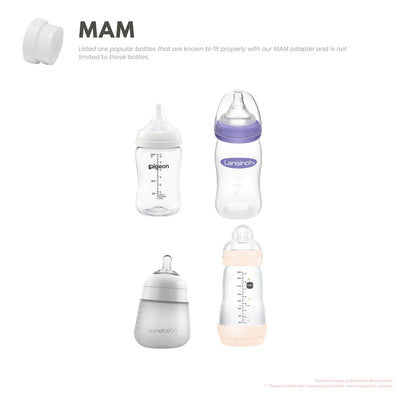 The Baby's Brew 3.0 Portable Bottle Warmer Adapter Set (Warmer + Four Adapters)