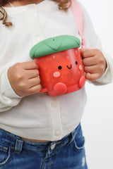 Itzy Snack Cup – Strawberry Silicone Snack Container
