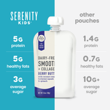 Berry Butternut Baby Food Pouch with Grass-Fed Collagen