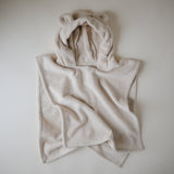 Organic Cotton Bear Hooded Poncho Towel
