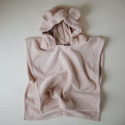 Organic Cotton Bear Hooded Poncho Towel