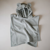 Organic Cotton Bear Hooded Poncho Towel