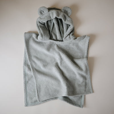 Organic Cotton Bear Hooded Poncho Towel