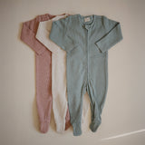 Organic Cotton Baby Footed Pajamas – Soft Zipper Sleepwear for Newborns & Toddlers