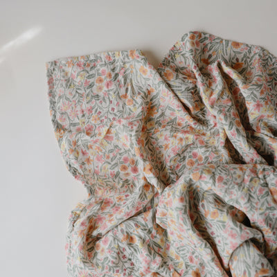 Mushie Organic Cotton Muslin Swaddle Blanket