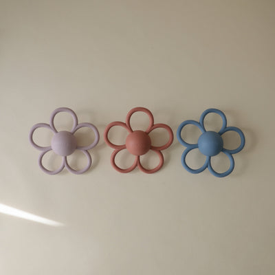Silicone Daisy Rattle Teether