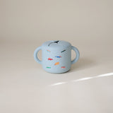 Mushie Silicone Snack Cup – Spill-Proof Toddler Snack Container