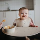 Mushie Silicone Baby Bib – Adjustable Catch-All Bib