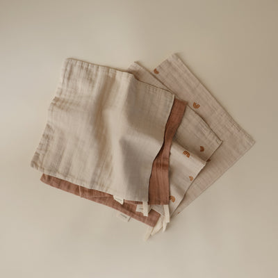 Organic Muslin Baby Washcloths
