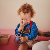 Silicone Daisy Rattle Teether